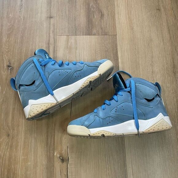 Air Jordan 7 Retro Pantone UNC Blue 5Y - Picture 6 of 11